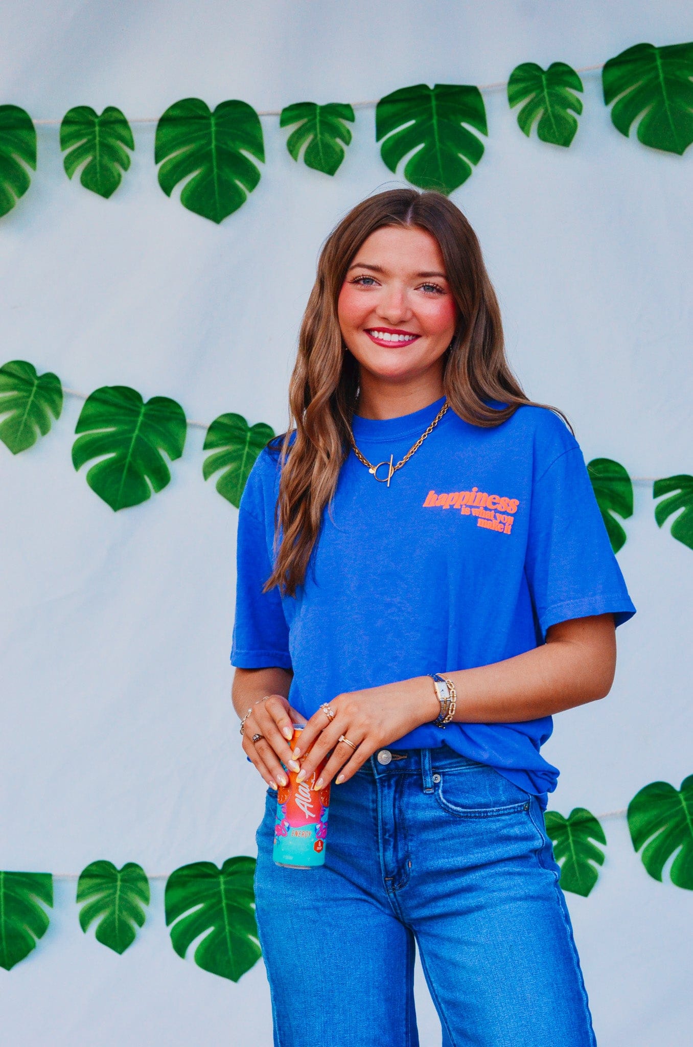 Living My Best Life Tee by Southern Bliss Company, Southern lifestyle apparel detail photo 2