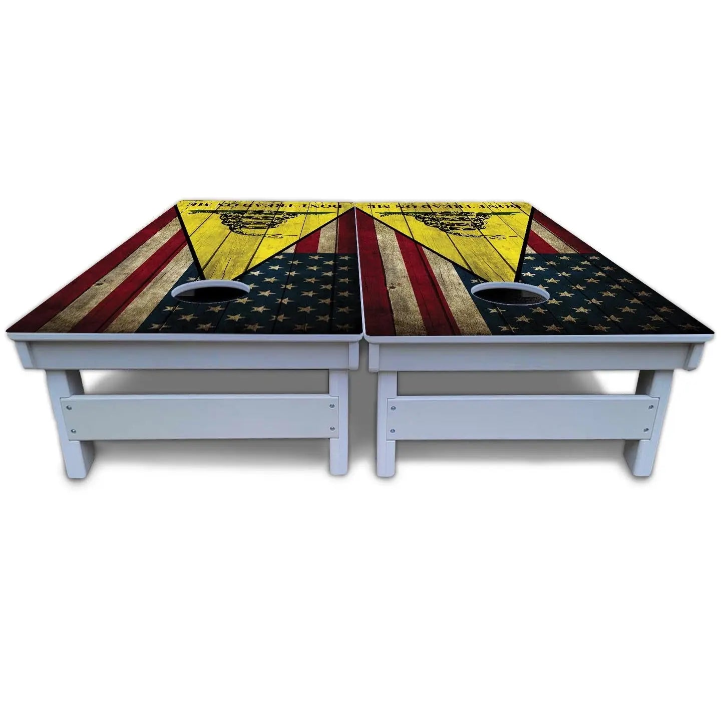 DTOM Rustic Triangle Cornhole Boards - All Weather Series Cornhole Solutions
