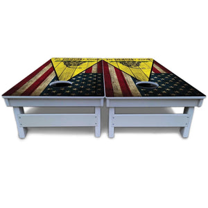 DTOM Rustic Triangle Cornhole Boards - All Weather Series Cornhole Solutions