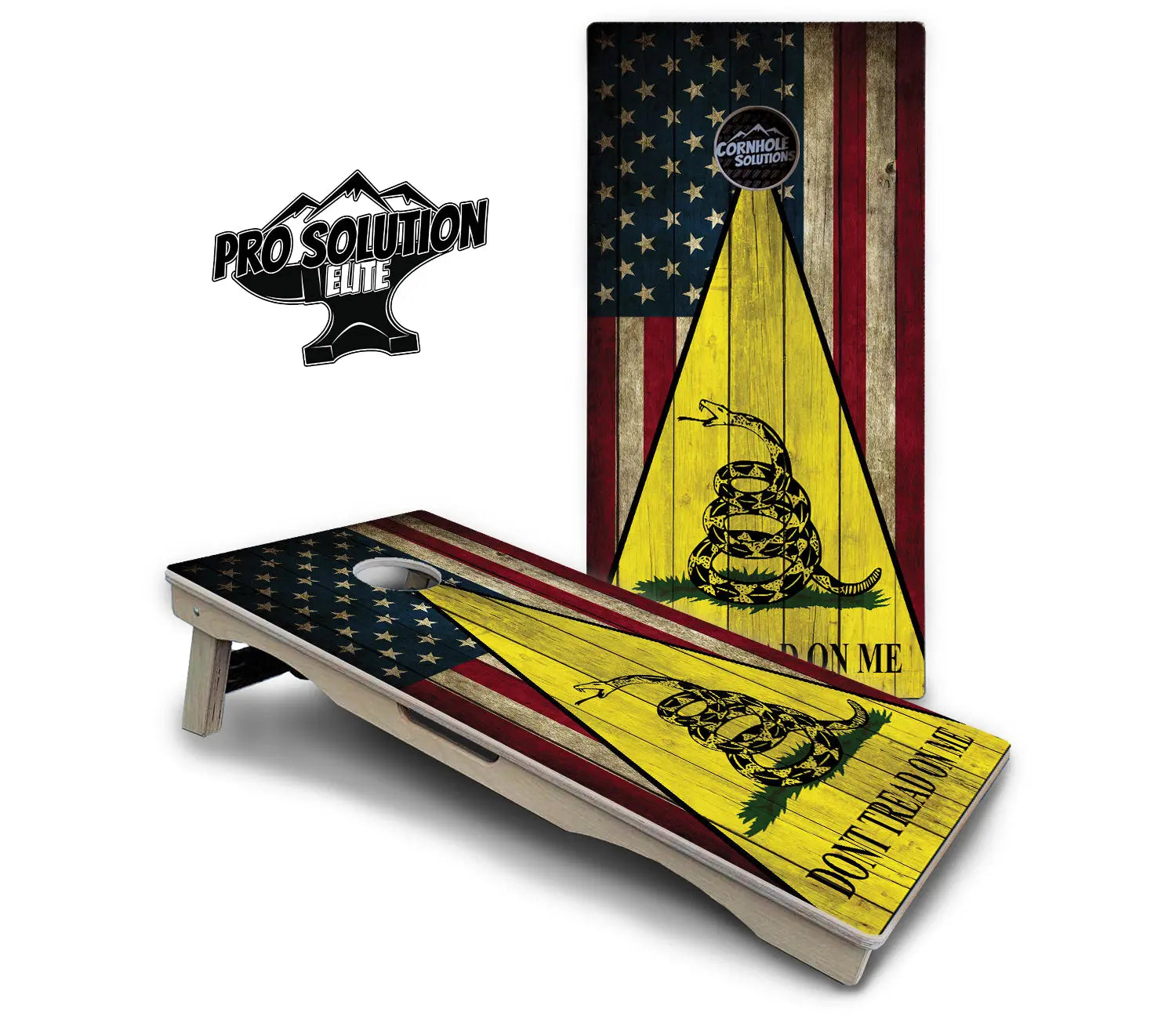 DTOM Rustic Triangle Cornhole Boards - Pro Solution Elite Series Cornhole Solutions