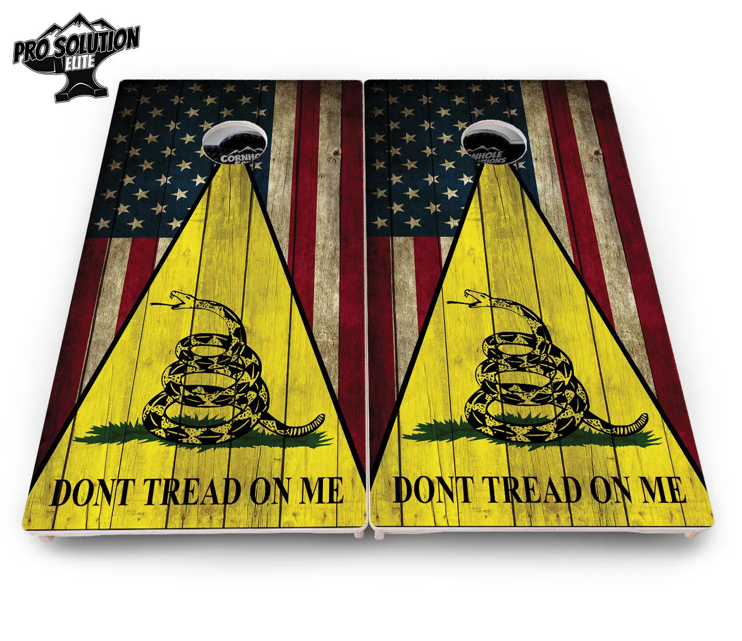 DTOM Rustic Triangle Cornhole Boards - Pro Solution Elite Series Cornhole Solutions