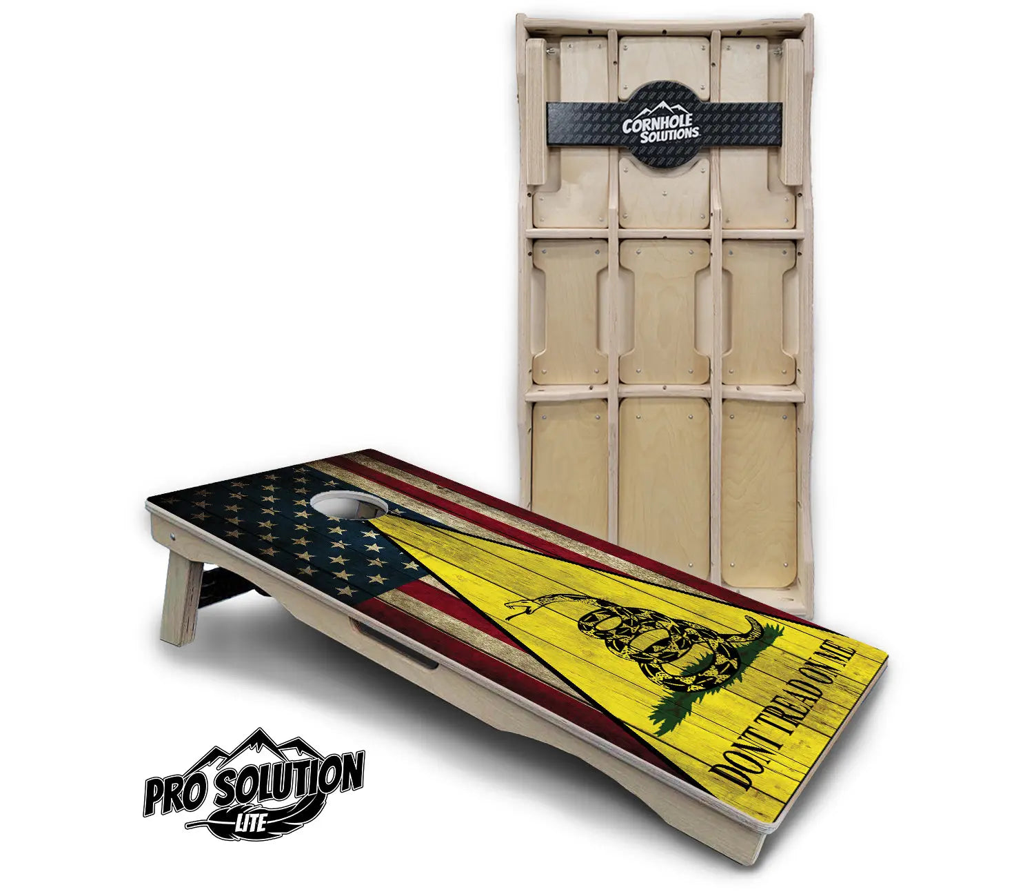 DTOM Rustic Triangle Cornhole Boards - Pro Solution Lite Series Cornhole Solutions