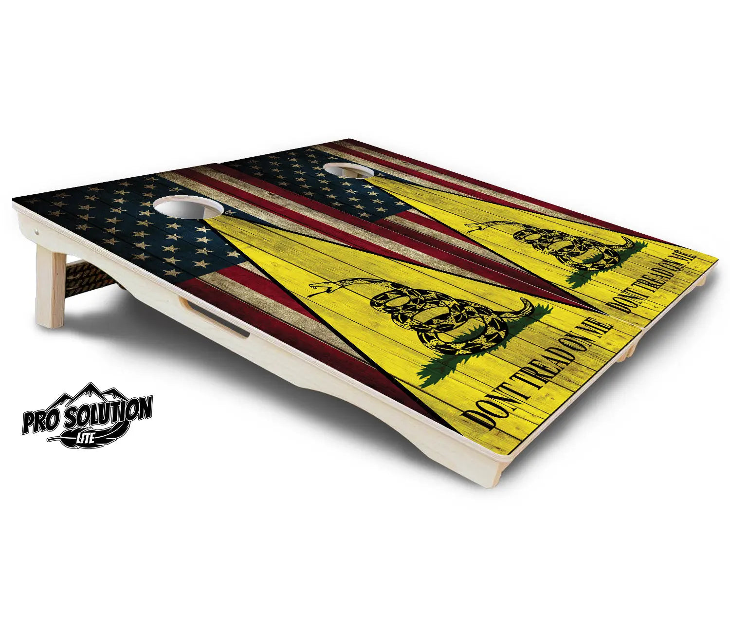 DTOM Rustic Triangle Cornhole Boards - Pro Solution Lite Series Cornhole Solutions