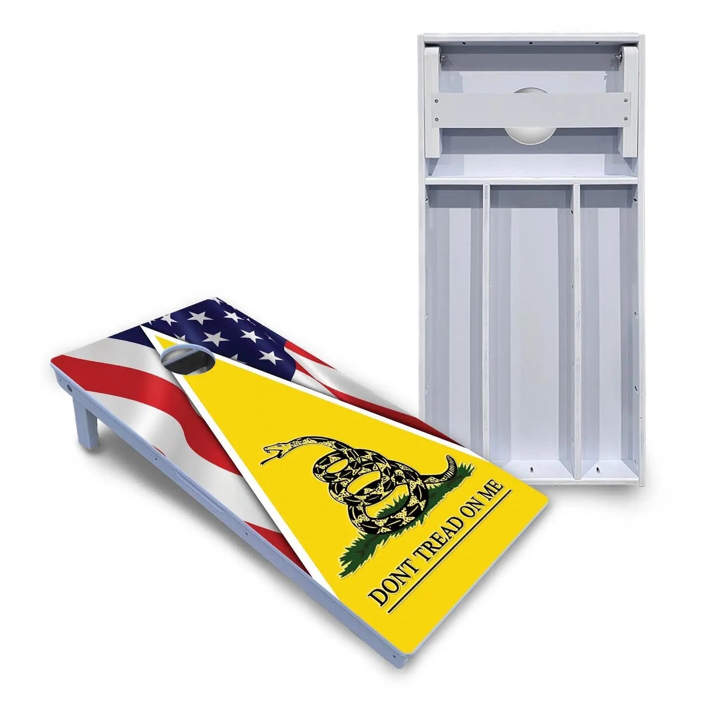 DTOM Yellow Triangle Cornhole Boards - All Weather Series Cornhole Solutions