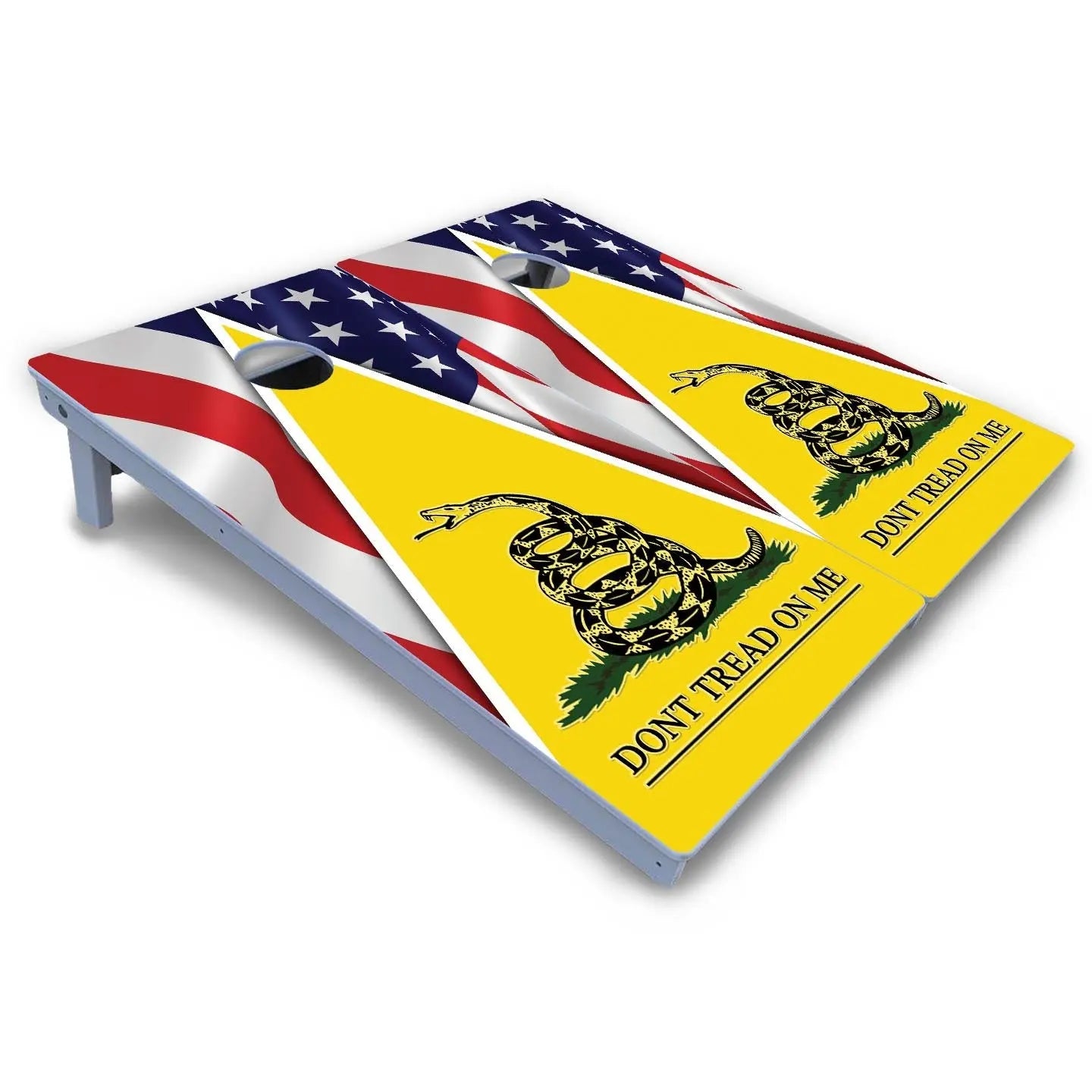 DTOM Yellow Triangle Cornhole Boards - All Weather Series Cornhole Solutions