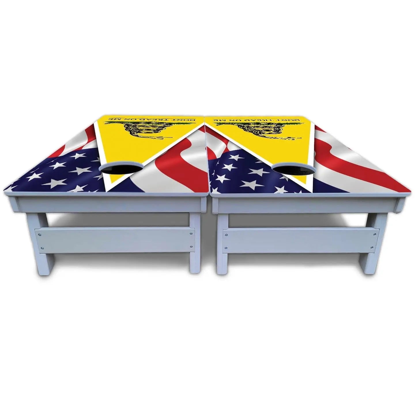 DTOM Yellow Triangle Cornhole Boards - All Weather Series Cornhole Solutions