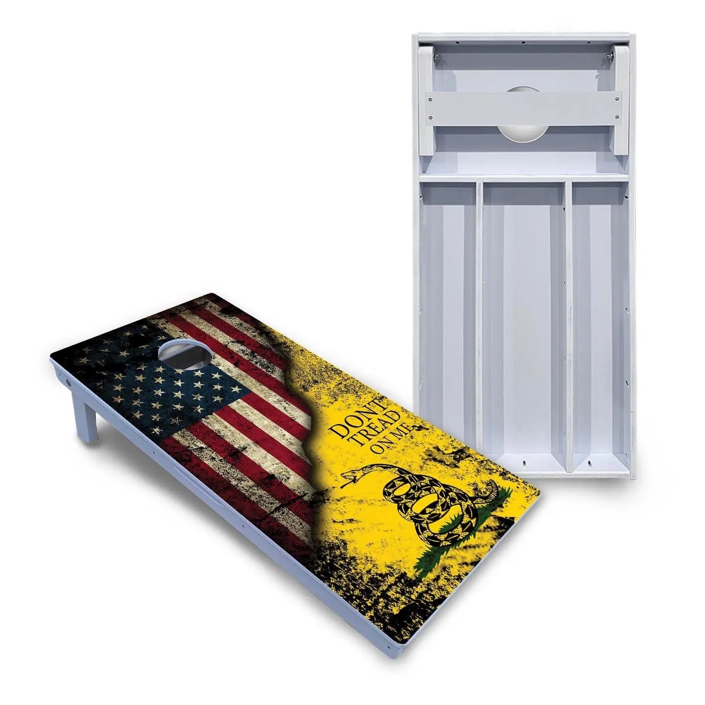 DTOM & WTP Cornhole Boards - All Weather Series by Cornhole Solutions, custom cornhole board main product photo