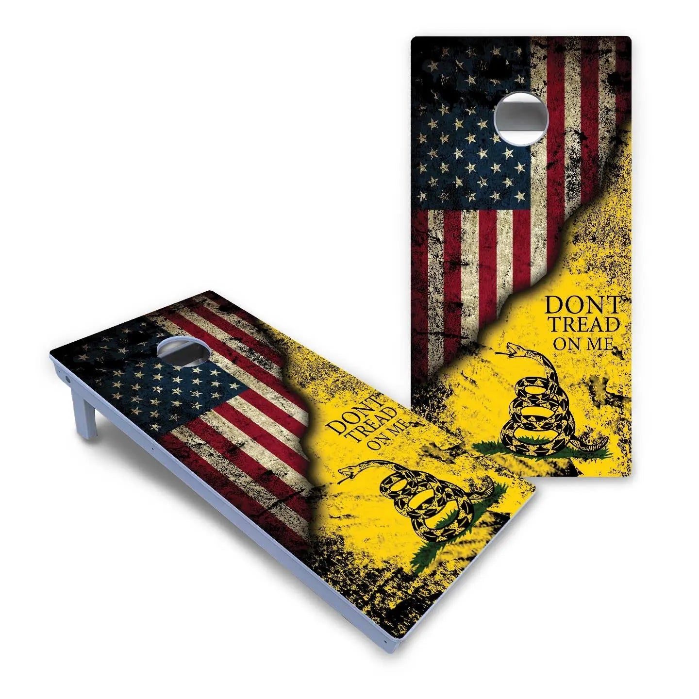 DTOM & WTP Cornhole Boards - All Weather Series by Cornhole Solutions, custom cornhole board detail photo 2