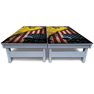 DTOM & WTP Cornhole Boards - All Weather Series by Cornhole Solutions, custom cornhole board detail photo 5