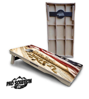 DTOM & WTP Cornhole Boards - Pro Solution Lite Series by Cornhole Solutions, custom cornhole board detail photo 6