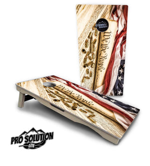 DTOM & WTP Cornhole Boards - Pro Solution Lite Series by Cornhole Solutions, custom cornhole board detail photo 9