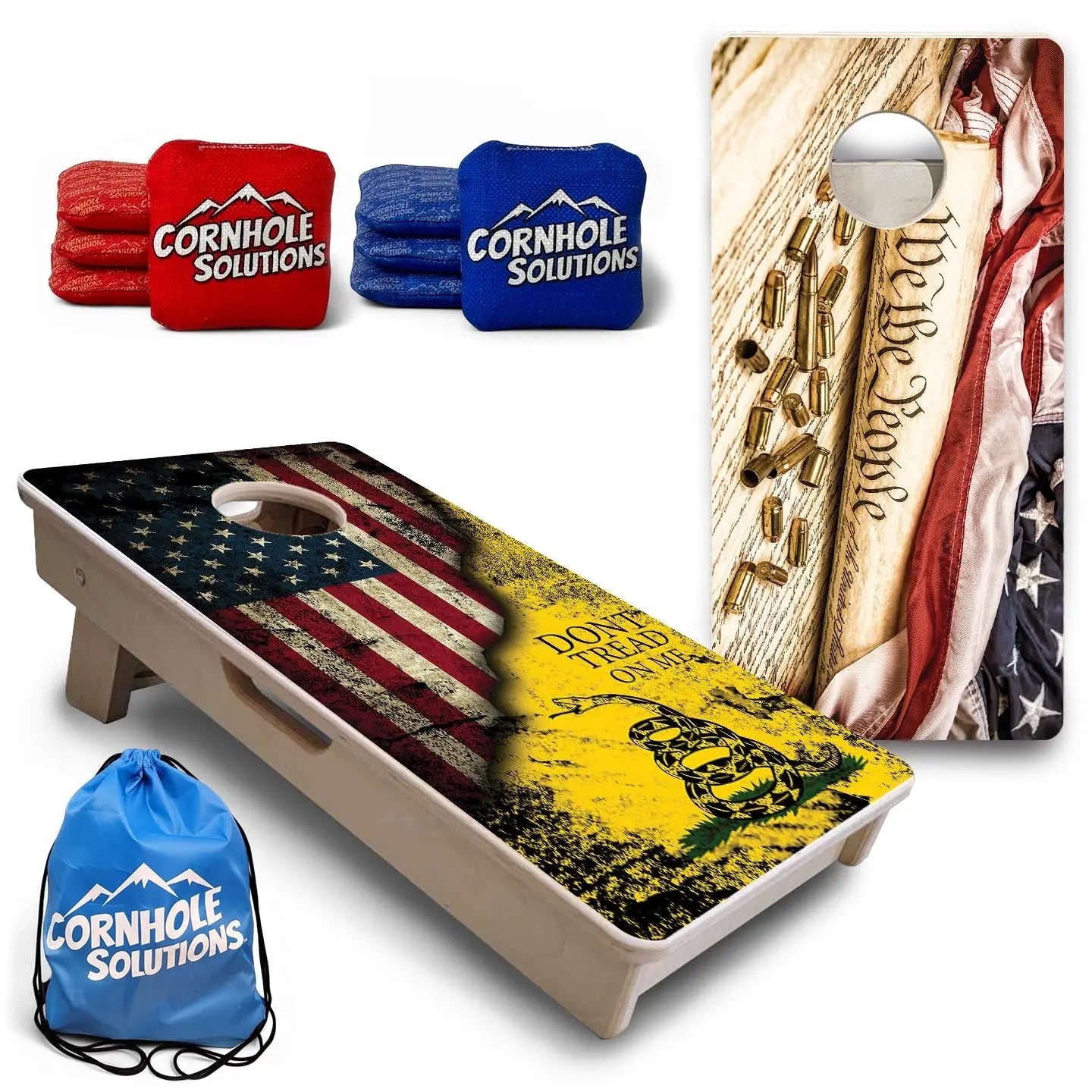 DTOM & WTP - Mini or Vacation Size Cornhole Boards by Cornhole Solutions, custom cornhole board main product photo