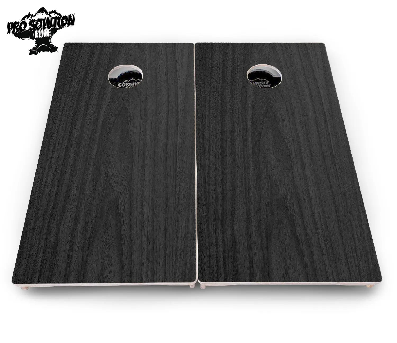 Dark Grey Wood Cornhole Boards - Pro Solution Elite Series by Cornhole Solutions, custom cornhole board detail photo 4