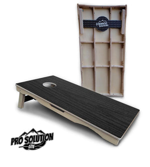 Dark Grey Wood Cornhole Boards - Pro Solution Lite Series Cornhole Solutions