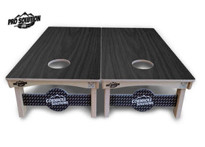 Dark Grey Wood Cornhole Boards - Pro Solution Lite Series Cornhole Solutions