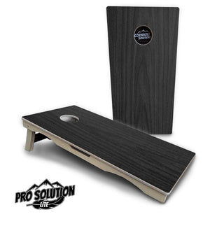 Dark Grey Wood Cornhole Boards - Pro Solution Lite Series Cornhole Solutions