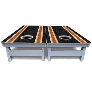 Dark Wood Cornhole Boards - All Weather Series Cornhole Solutions