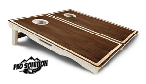 Dark Wood Cornhole Boards - Pro Solution Lite Series Cornhole Solutions