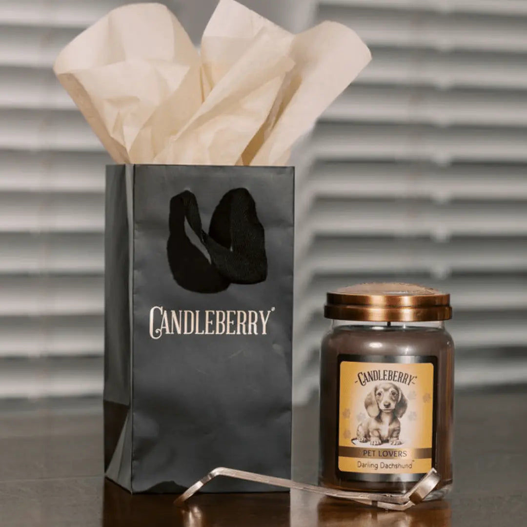 Darling Dachshund™ - Large Jar Candle (Collective) by The Candleberry® Candle Company, scented candle detail photo 3
