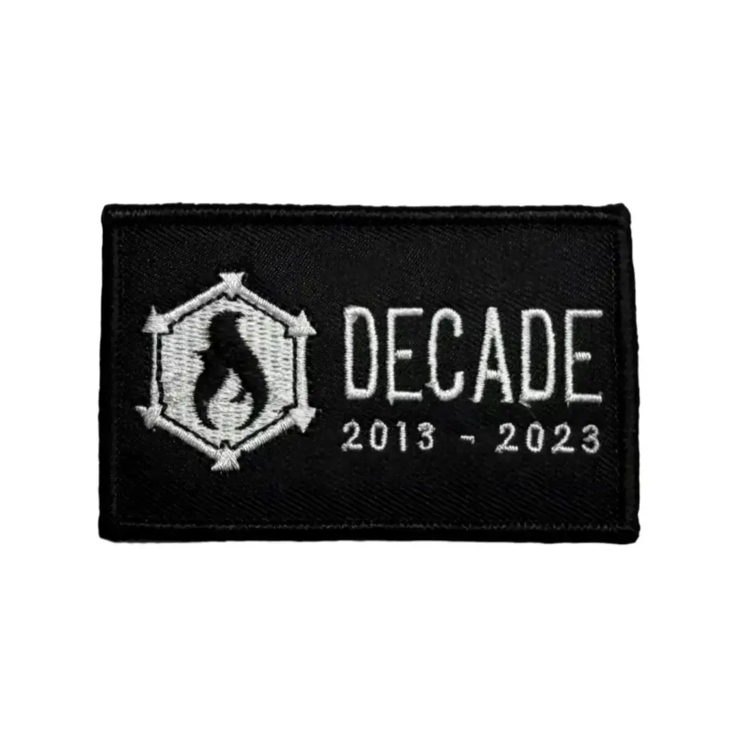 Decade Patch Recycled Firefighter