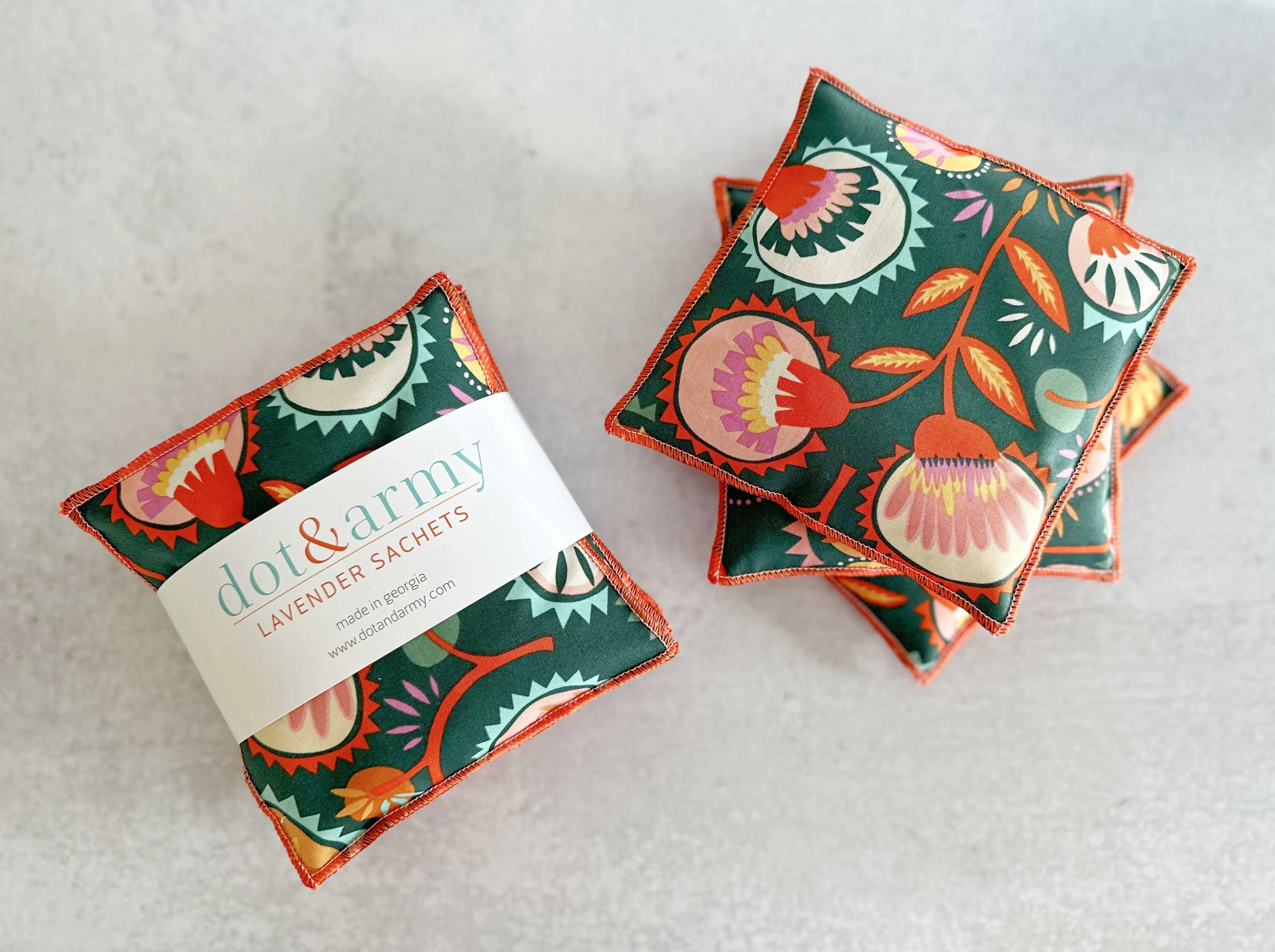 Desert Bloom Lavender Sachets, set of two Dot and Army