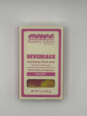 Devereaux Soap Bar, set of 30 Bars WHOLESALE by Country Lather Soap Works, natural skincare detail photo 3