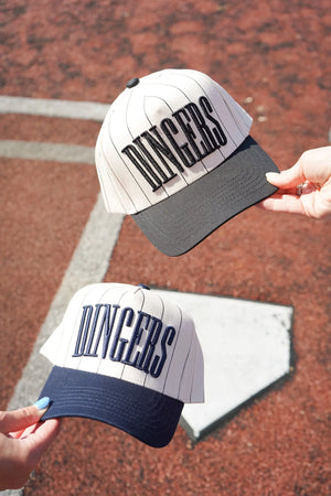 Dingers - Stripe Vintage Trucker Hat KenzKustomz