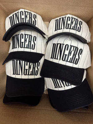 Dingers - Stripe Vintage Trucker Hat KenzKustomz