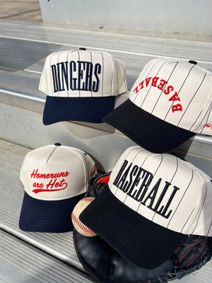 Dingers - Stripe Vintage Trucker Hat KenzKustomz