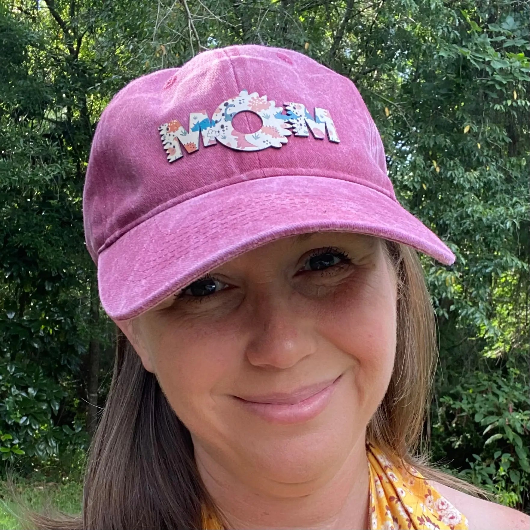 Dino Family Mom and Dad Patch Hats by Poor Hog Customs, Southern lifestyle apparel main product photo