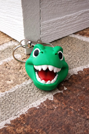 Dinosaur Head Clicker Keychain – Fidget Toy The Tween Space