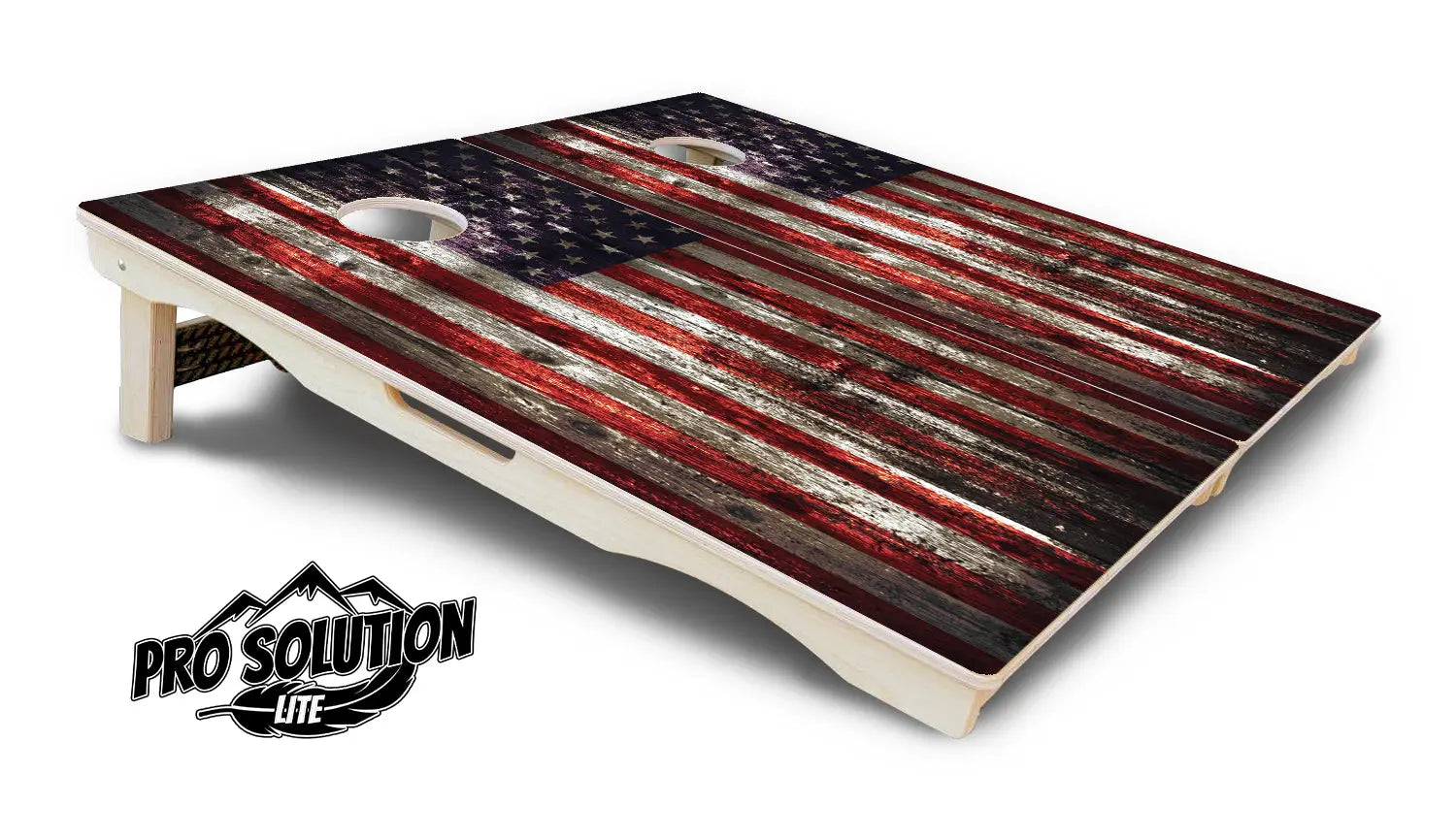 Distressed Flag Cornhole Boards - Pro Solution Lite Series Cornhole Solutions