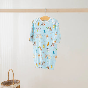 Dog Days of Summer Organic Cotton Pajamas by Nola Tawk, Southern food gift detail photo 3
