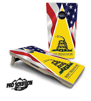 DTOM Yellow Triangle Cornhole Boards - Pro Solution Lite Series Cornhole Solutions