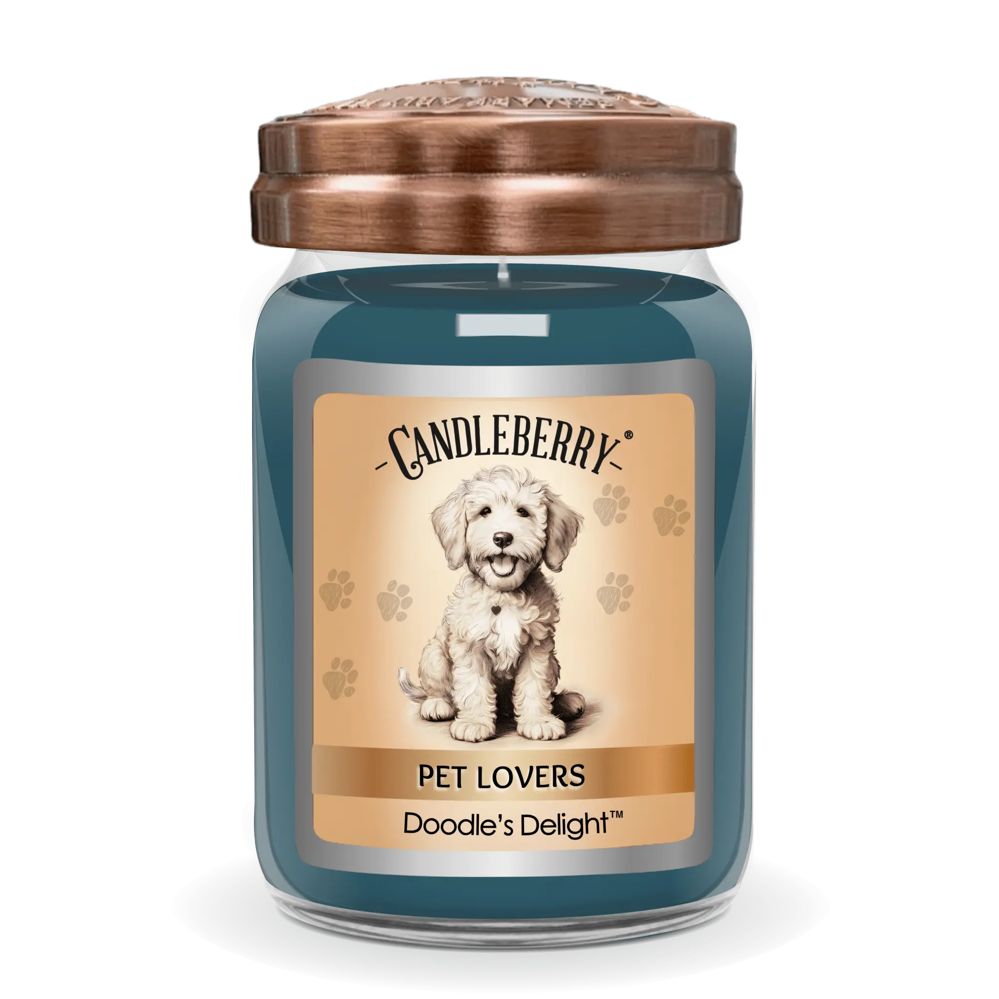 Doodle's Delight™ - Large Jar Candle (Collective) by The Candleberry® Candle Company, scented candle main product photo