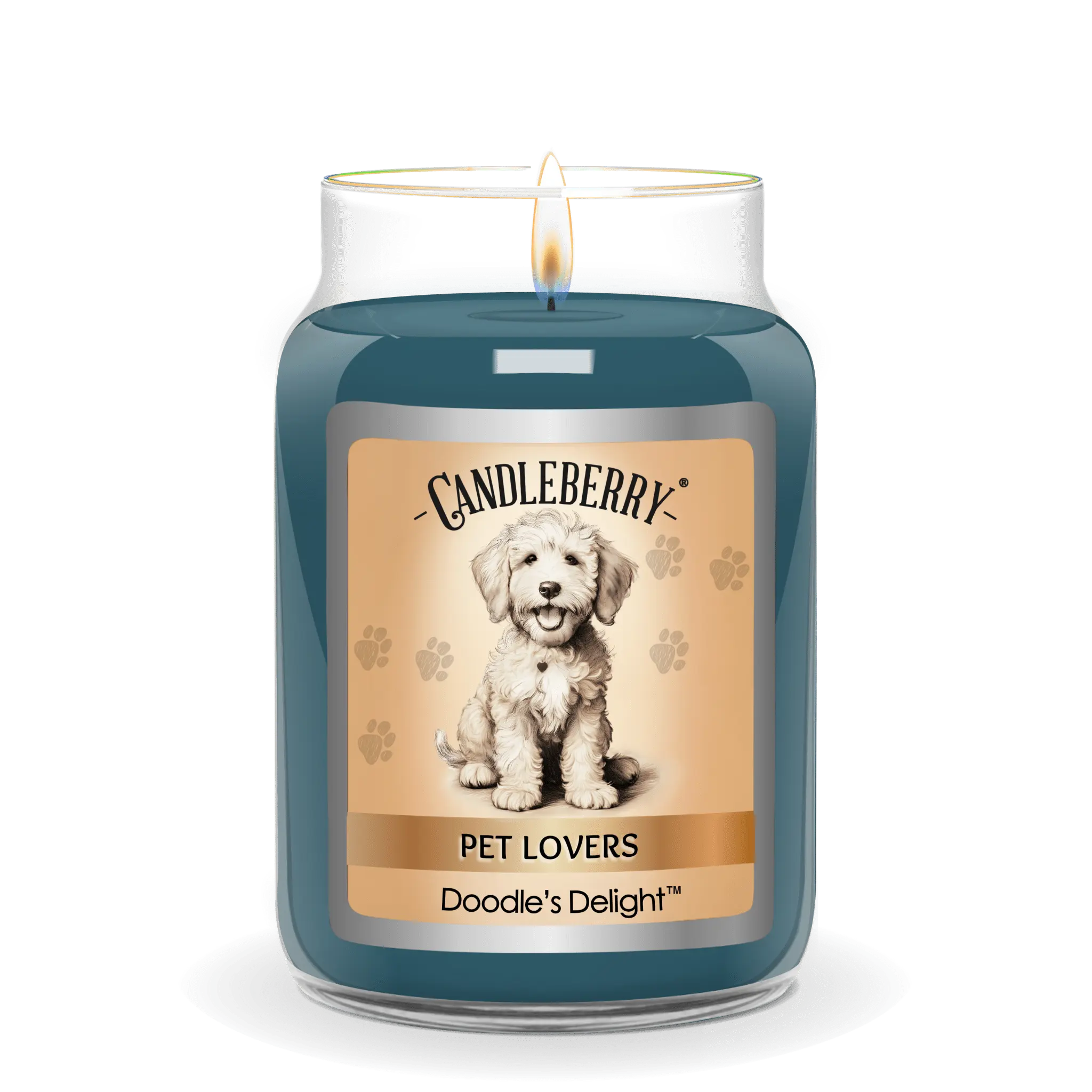 Doodle's Delight™ - Large Jar Candle (Collective) by The Candleberry® Candle Company, scented candle detail photo 2