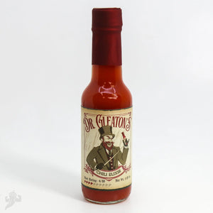 Dr. Gleaton's Chili Elixir Barrel Aged Hot Sauce. by Powerful Pepper Company, Southern food gift main product photo