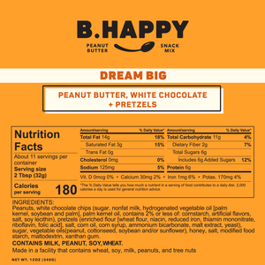Dream Big White Chocolate Pretzel Peanut Butter
