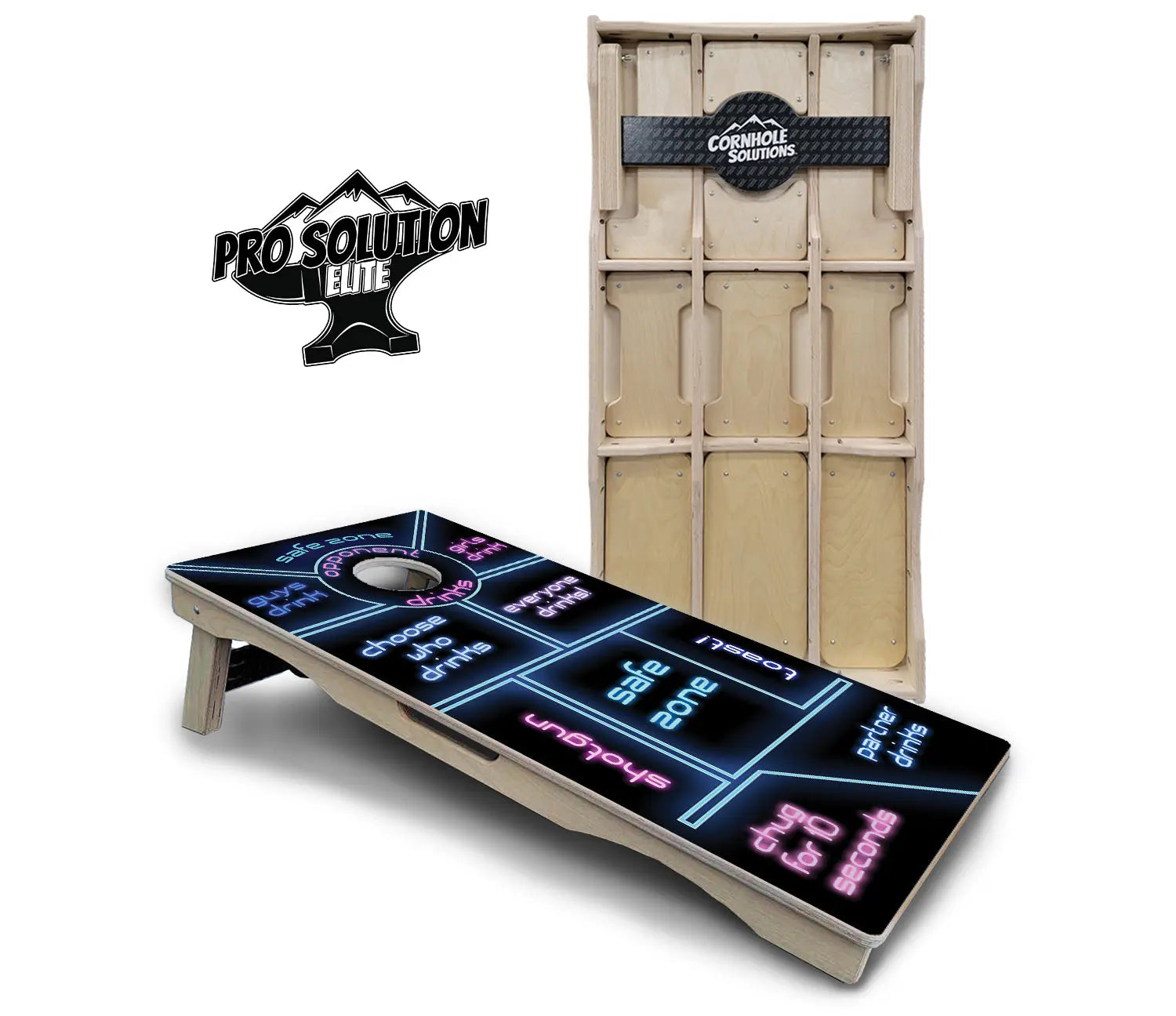 Drinking Game Cornhole Boards - Pro Solution Elite Series by Cornhole Solutions, custom cornhole board main product photo