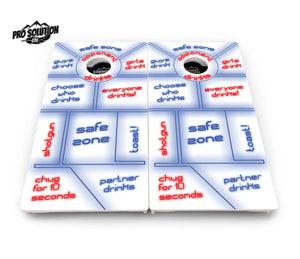 Drinking Game Cornhole Boards - Pro Solution Lite Series Cornhole Solutions
