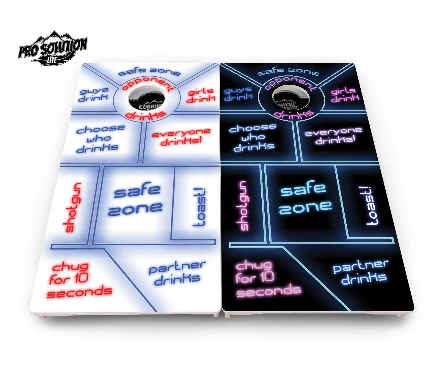 Drinking Game Cornhole Boards - Pro Solution Lite Series Cornhole Solutions