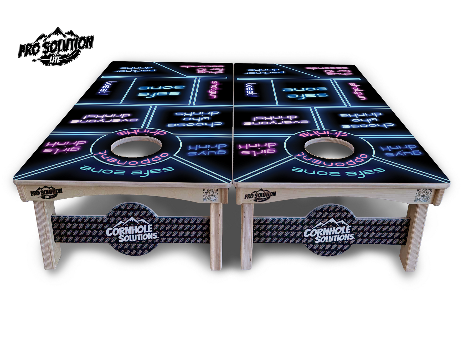Drinking Game Cornhole Boards - Pro Solution Lite Series Cornhole Solutions