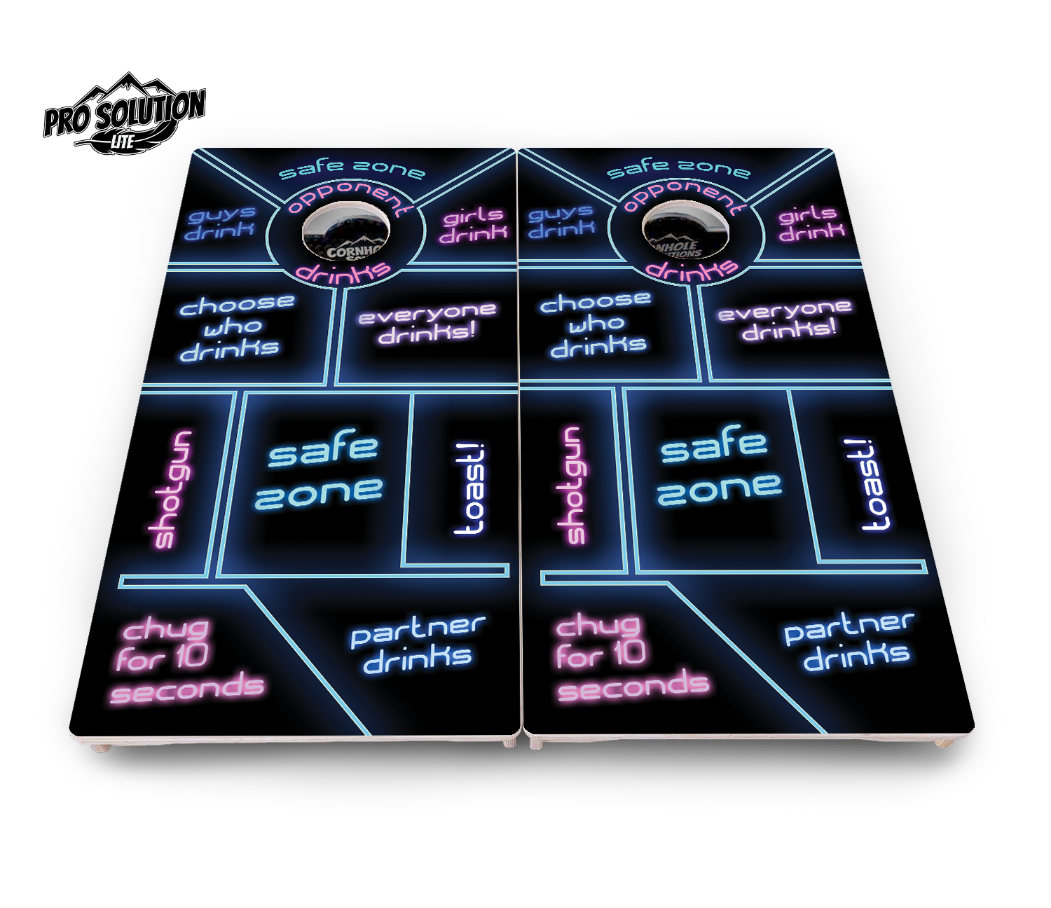 Drinking Game Cornhole Boards - Pro Solution Lite Series Cornhole Solutions