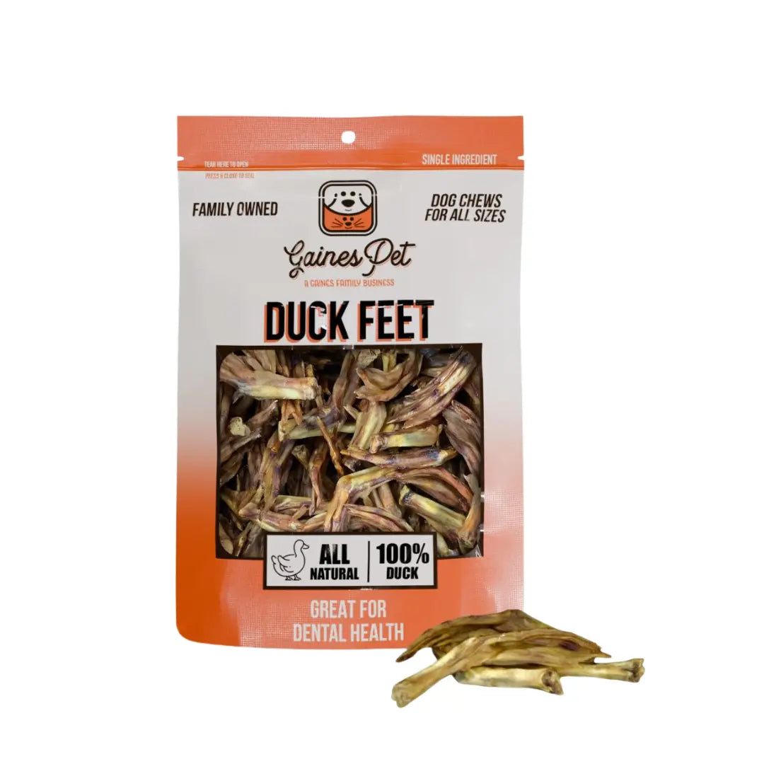 Duck Feet natural dog chews by Gaines Family Farmstead
