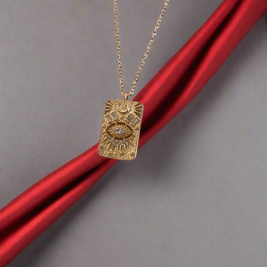 Lucille Necklace | Gold Vermeil by Ke Bella, additional product image 3