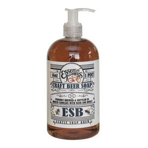 Esb Craft Beer Soap ~ 16 Oz. Liquid Soap by Essential Journeys, natural skincare main product photo