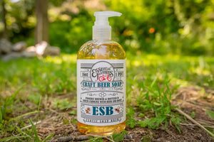 Esb Craft Beer Soap ~ 16 Oz. Liquid Soap by Essential Journeys, natural skincare detail photo 9