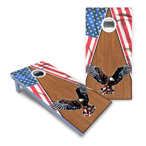 Eagle Triangle Wood Cornhole Boards - All Weather Series Cornhole Solutions