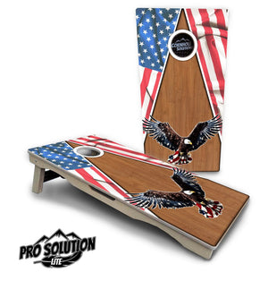 Eagle Triangle Wood Cornhole Boards - Pro Solution Lite Series Cornhole Solutions