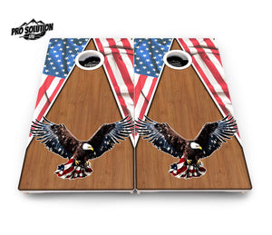 Eagle Triangle Wood Cornhole Boards - Pro Solution Lite Series Cornhole Solutions